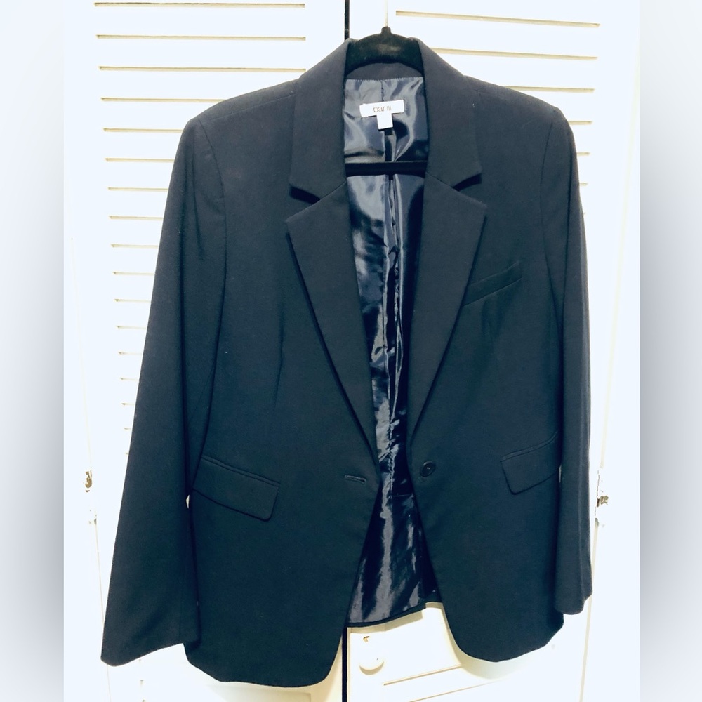 bar III navy blue blazer